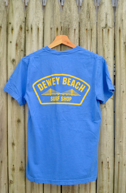 Bridge Logo Tee- Mystic Blue