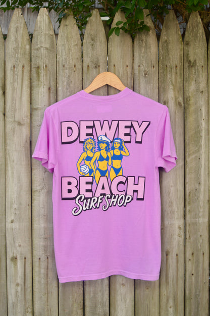 Beach Babes Tee- Neon Violet
