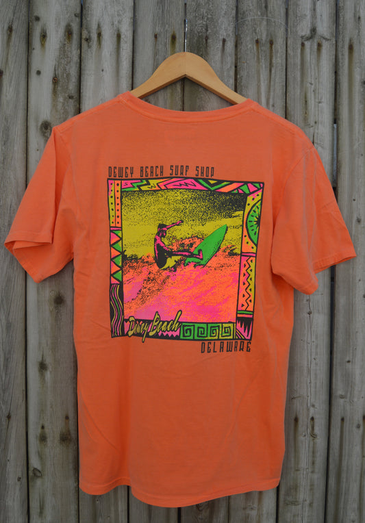 Paint Clash Tee- Orange Peel