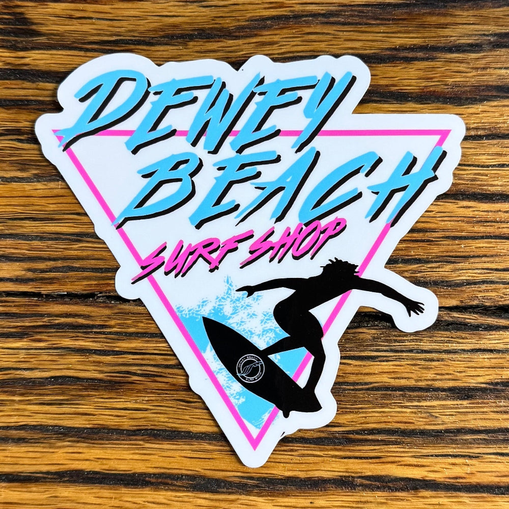 Surf Kansas Sticker Retro Surf Sticker – Dewey Beach Surf Shop