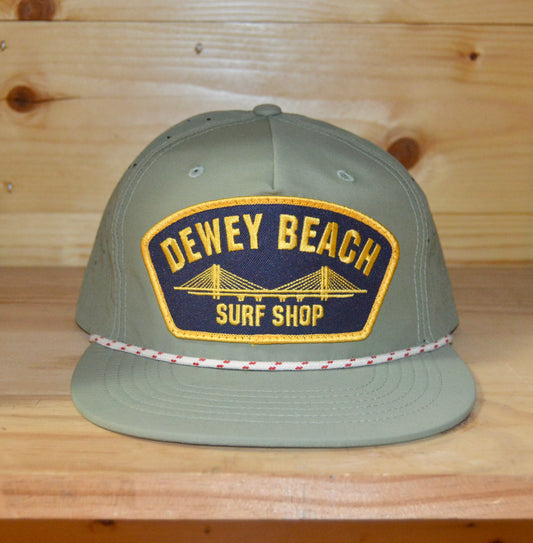 Sage/Multicolored FLEX Rope Bridge Hat
