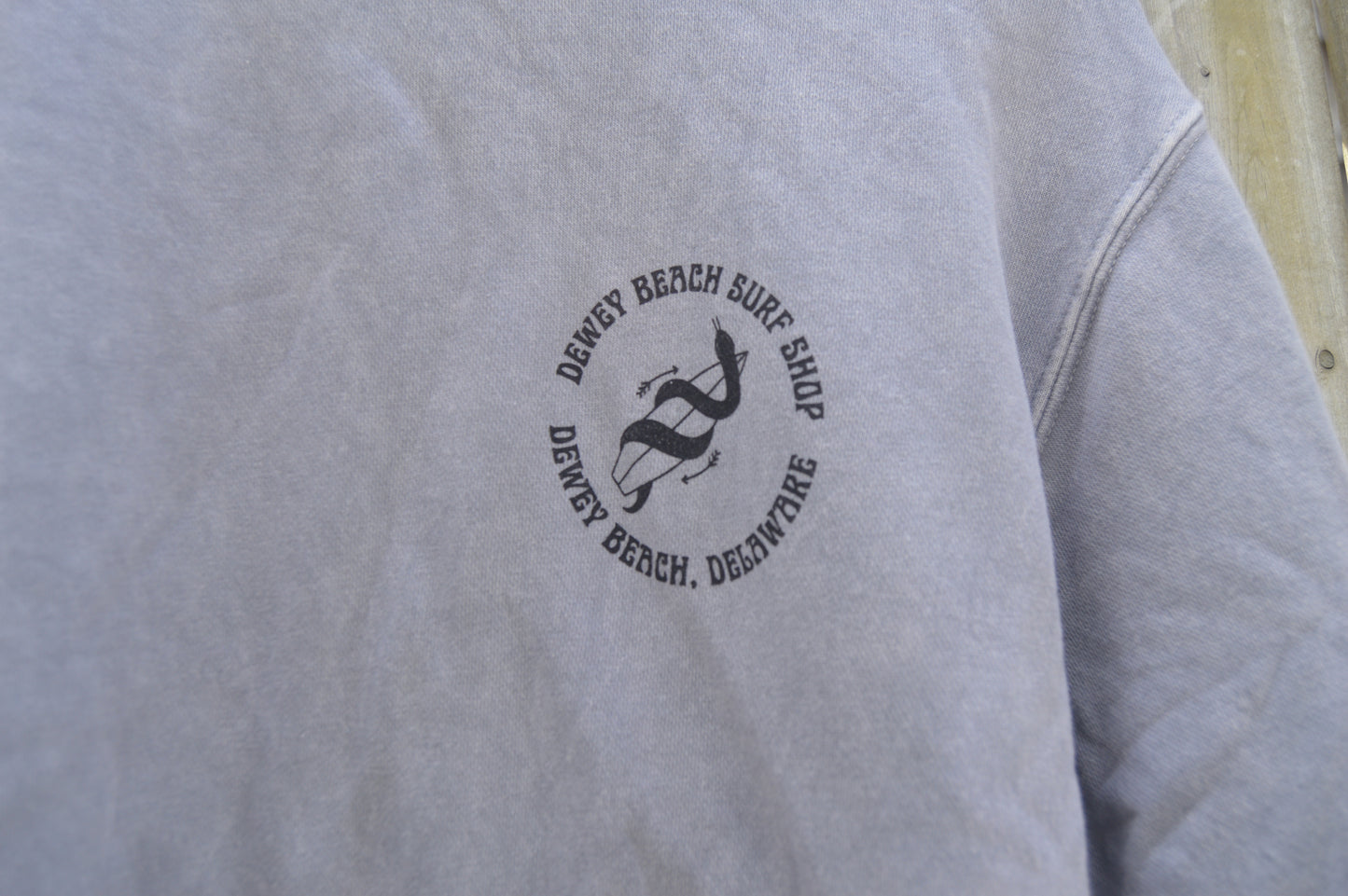 Salt Eclipse Salt Wash Crewneck- Steel Grey