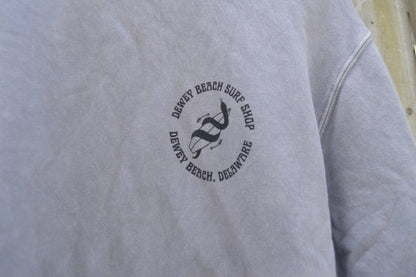 Salt Eclipse Salt Wash Crewneck- Steel Grey