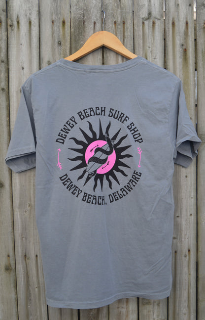 Salt Eclipse Tee- Steel Grey