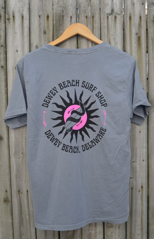 Salt Eclipse Tee- Steel Grey