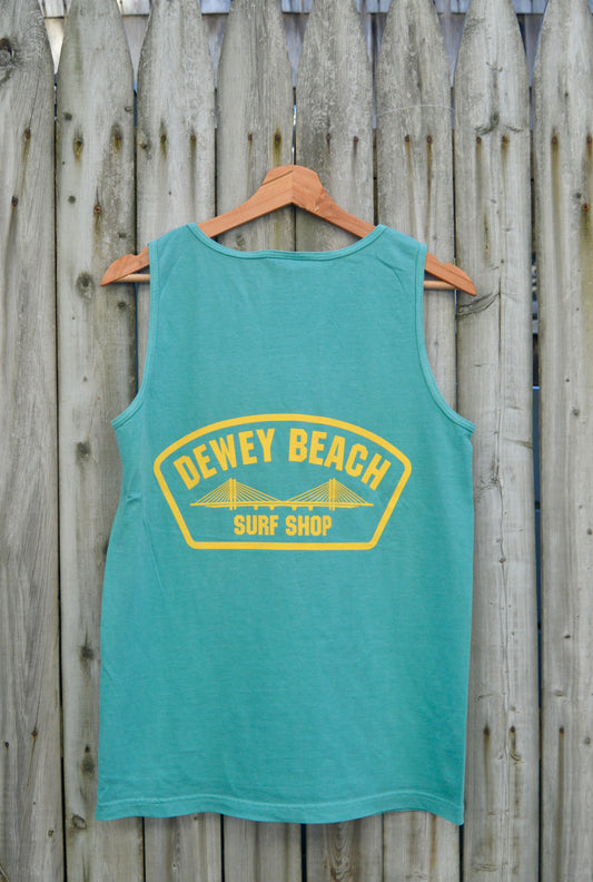 Bridge Logo Tank- Seafoam