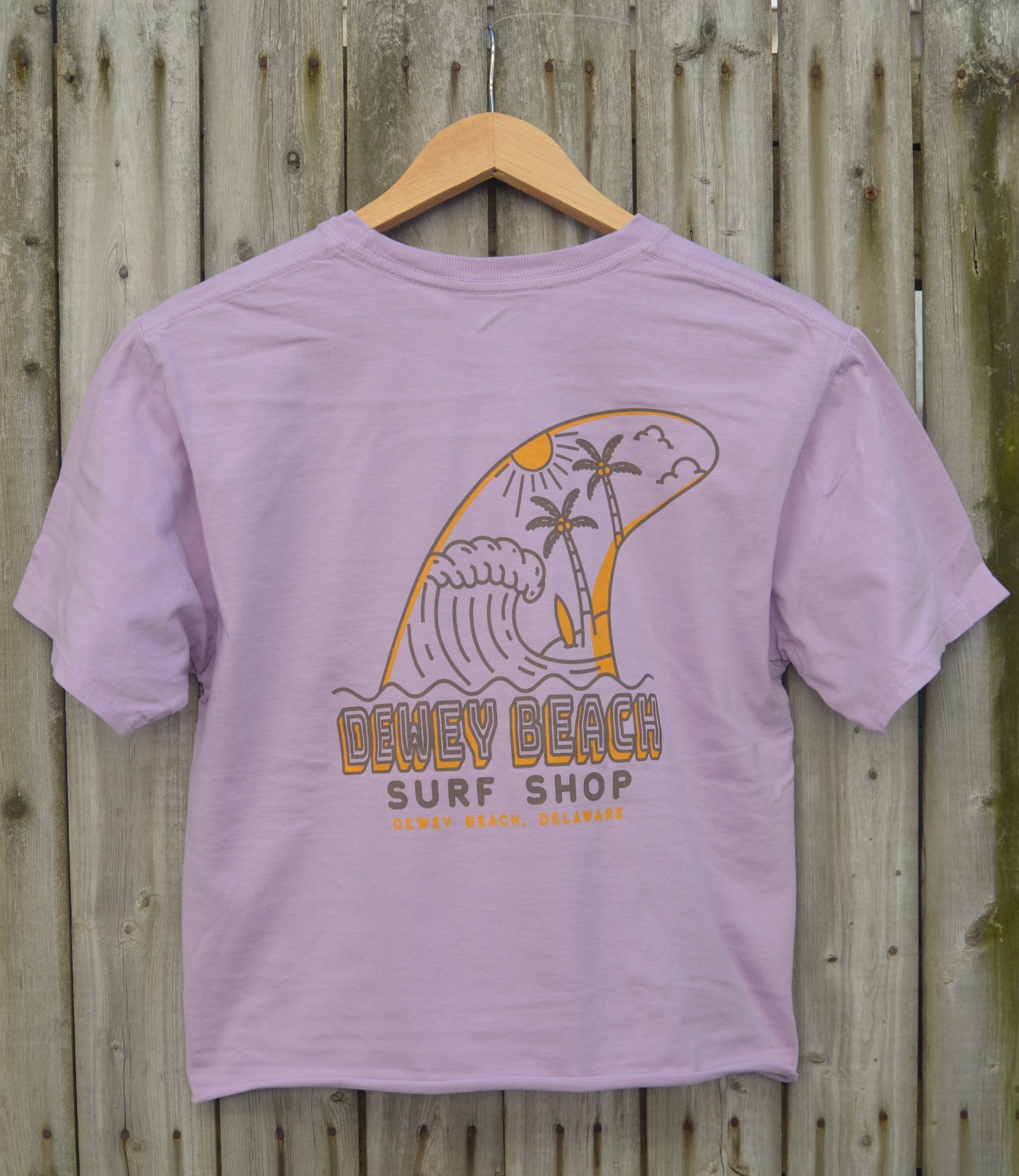 Sol Fin Cropped Tee- Wisteria