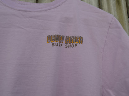 Sol Fin Cropped Tee- Wisteria