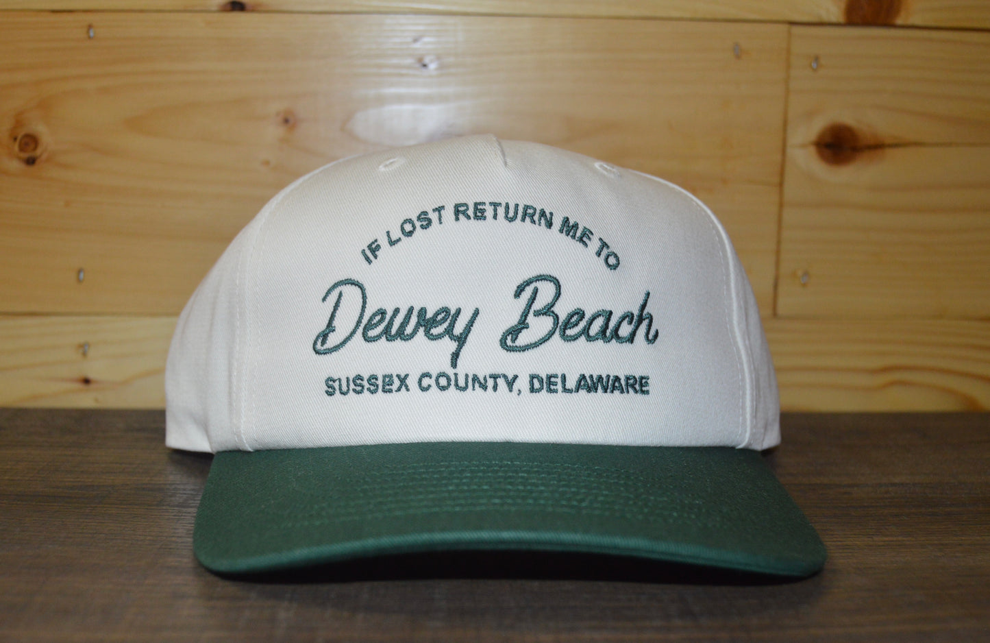 Cream/Spruce Return Me To Dewey Hat