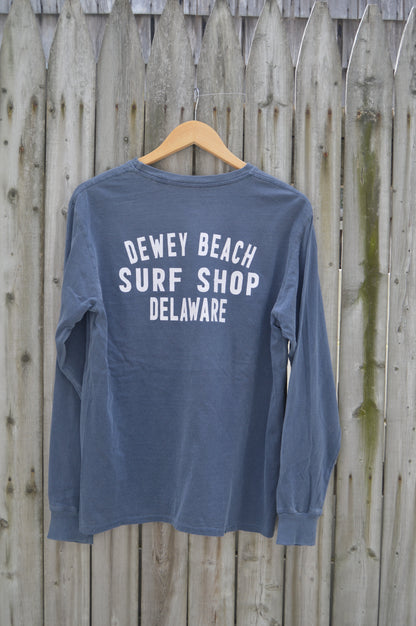 Standard Name Long Sleeve- Indigo