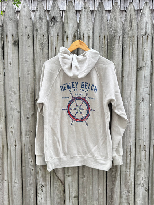 Captains Helm Hoodie- Stone