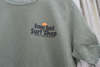 Summertime Surfer Tee- Basil