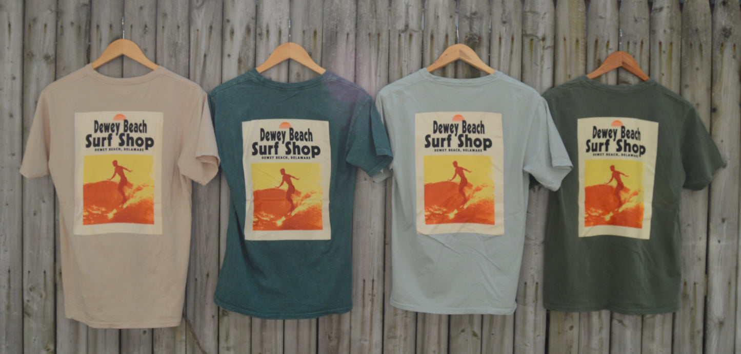 Summertime Surfer Tee- Basil