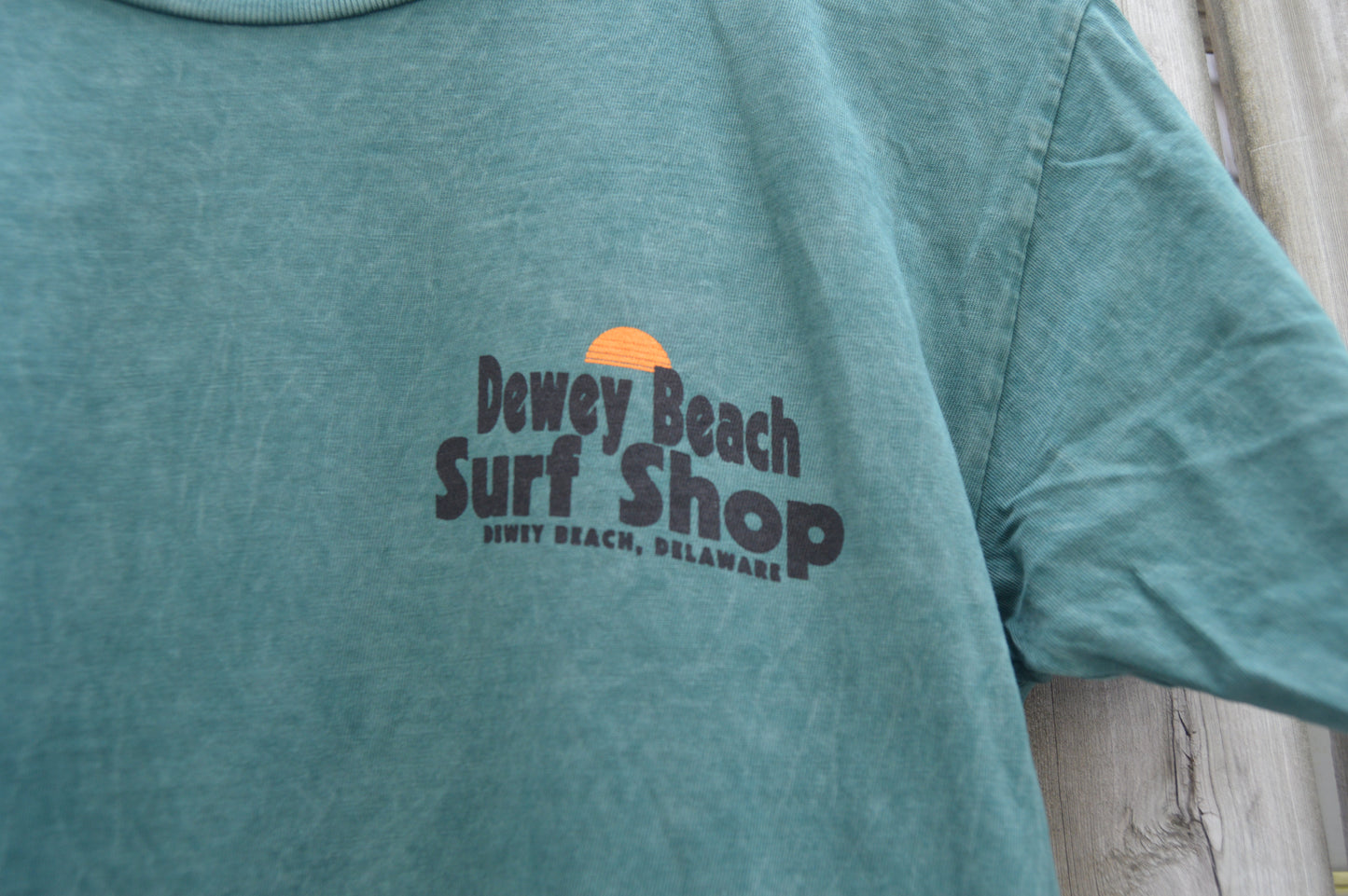 Summertime Surfer Tee- Emerald