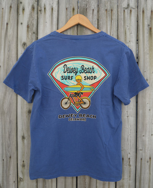 Wave Cruiser Tee- Deep Blue