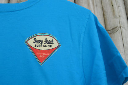 Wave Cruiser Tee- Hawaiian Blue
