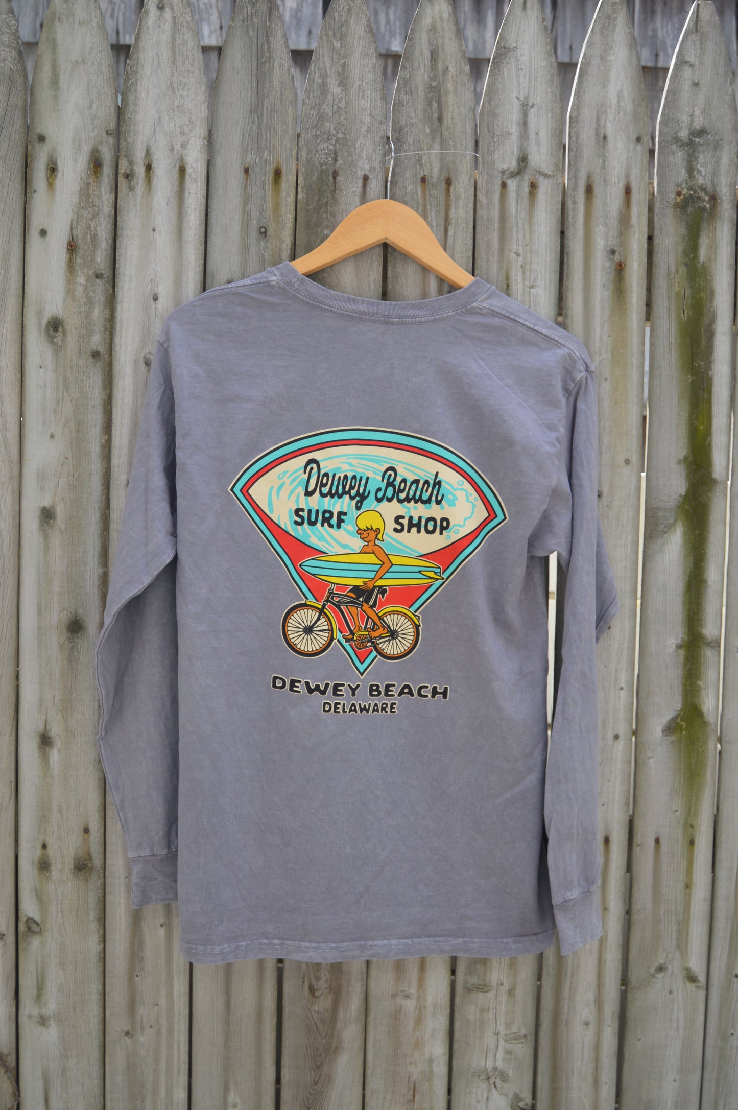 Wave Cruiser Salt Wash Long Sleeve- Steel Grey