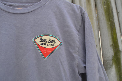 Wave Cruiser Salt Wash Long Sleeve- Steel Grey