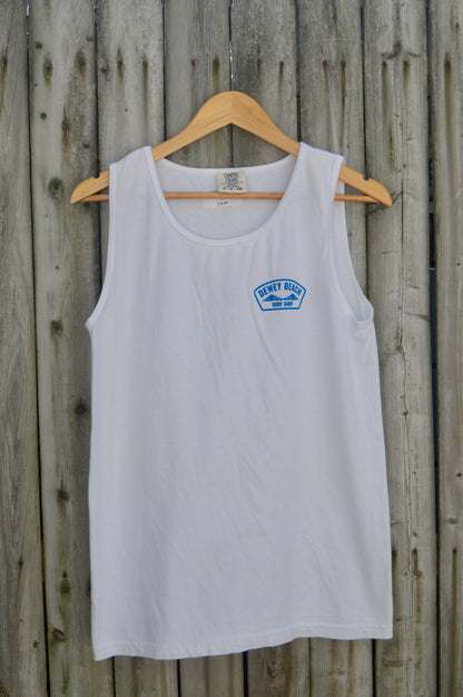 Blue Bridge Logo Tank- White