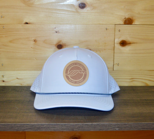 White/Navy Richardson Dri Fit Rope Hat
