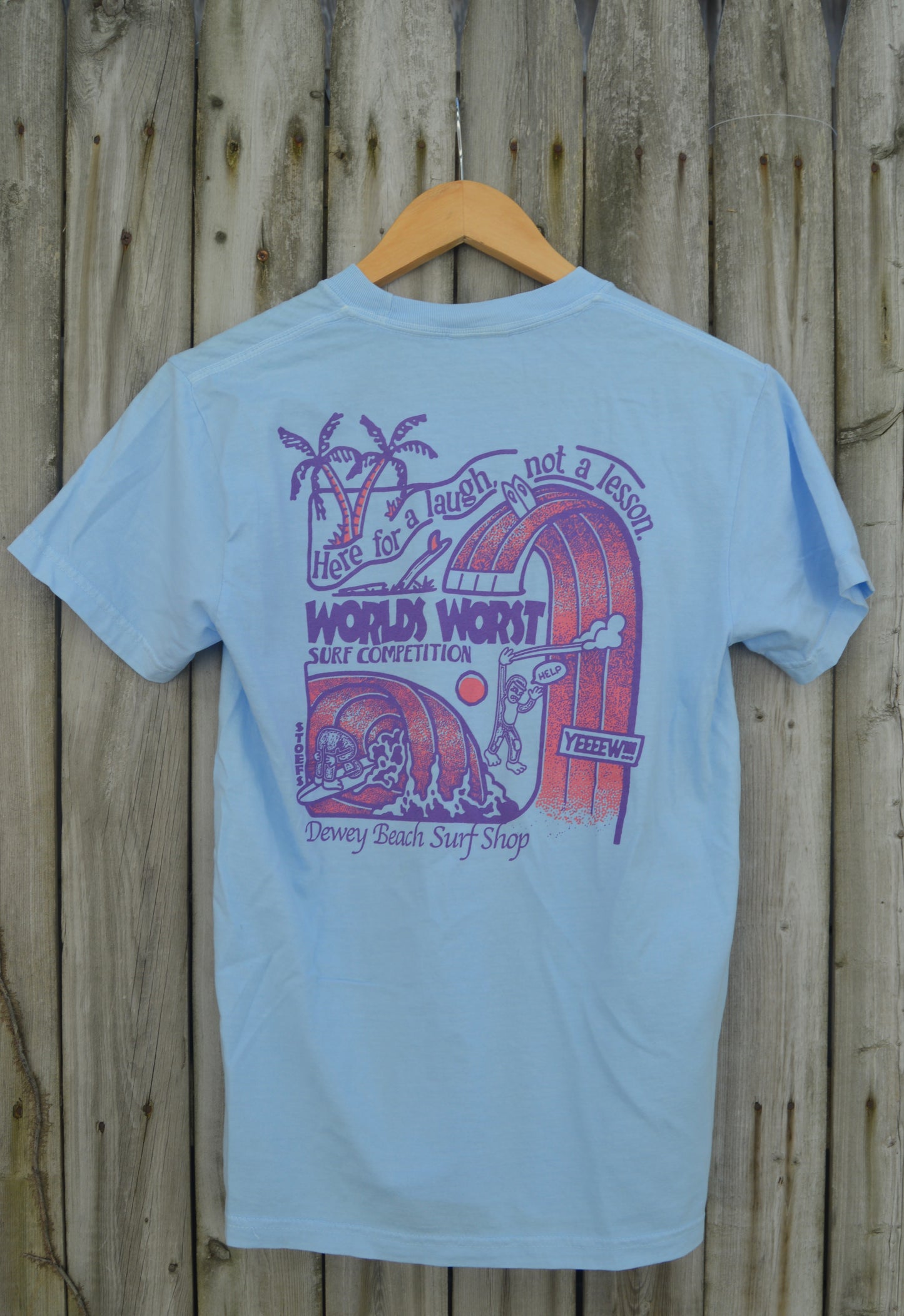 Worlds Worst Tee- Baby Blue