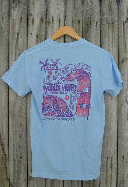 Worlds Worst Tee- Baby Blue