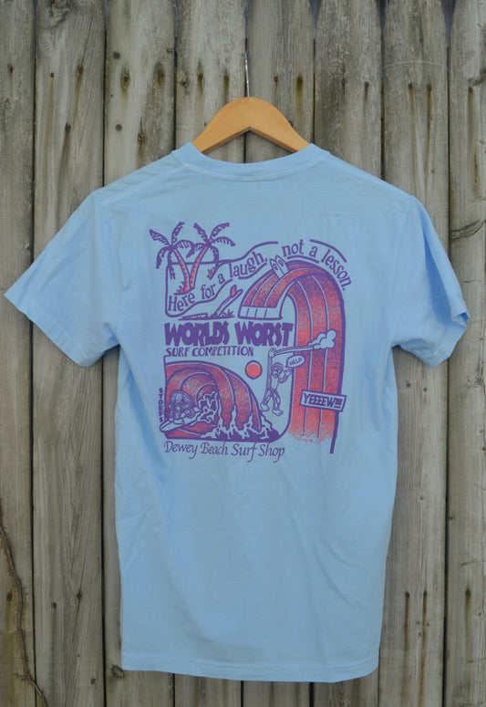 Worlds Worst Tee- Baby Blue