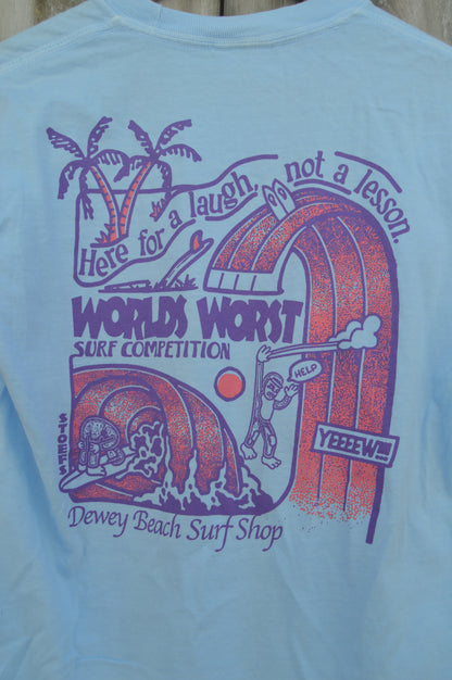 Worlds Worst Tee- Baby Blue