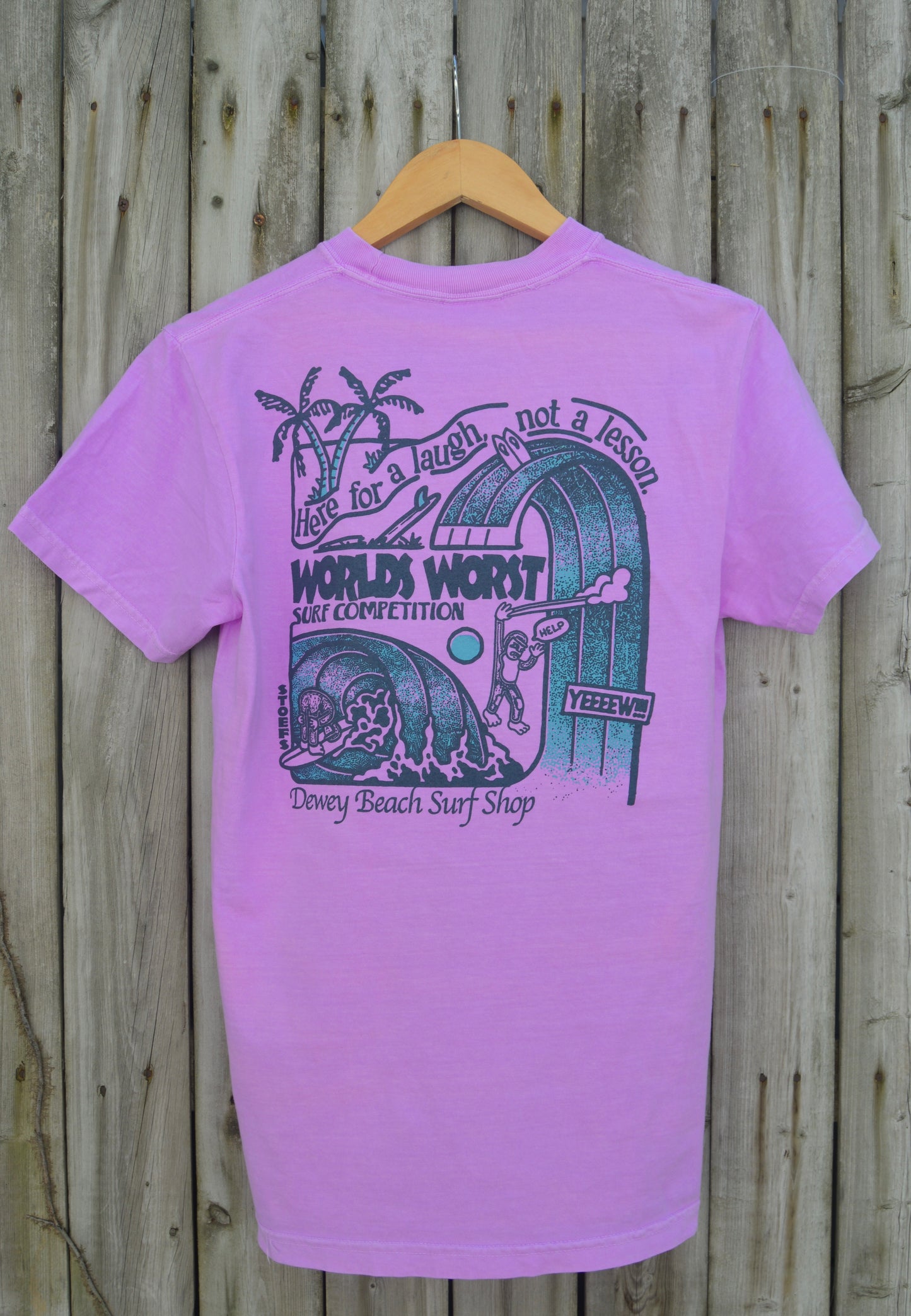 Worlds Worst Tee- Neon Violet