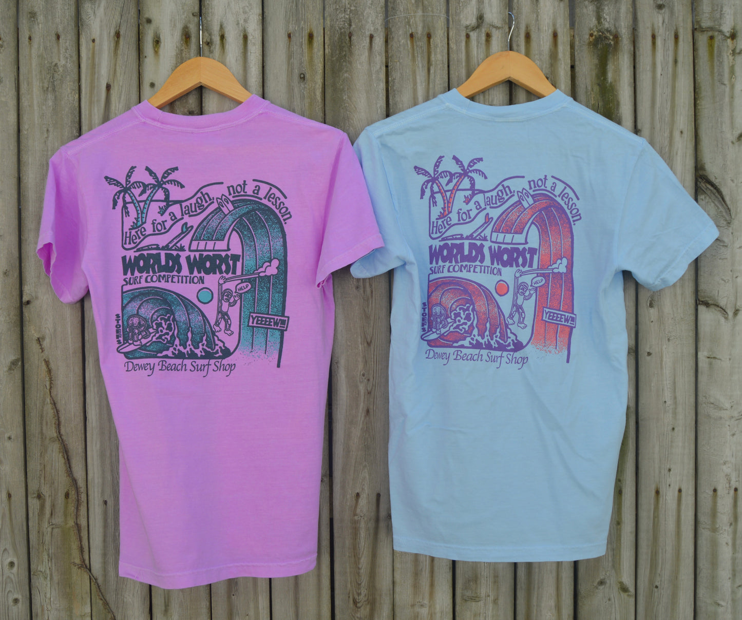 Worlds Worst Tee- Neon Violet