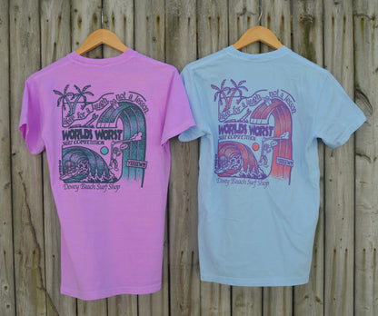 Worlds Worst Tee- Neon Violet