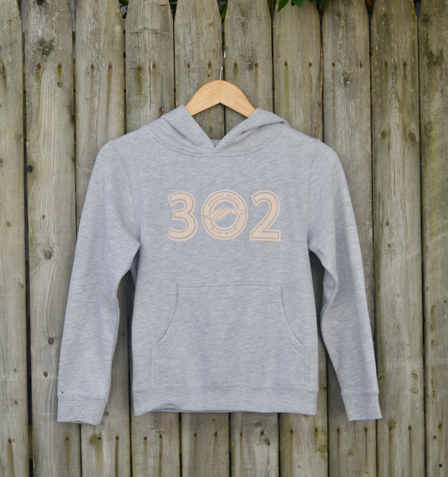 Youth 302 Hoodie- Heather Grey