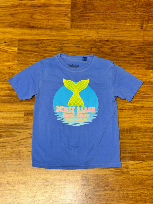 Youth Mermaid Tee- Periwinkle