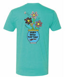 Flower Power- Turquoise